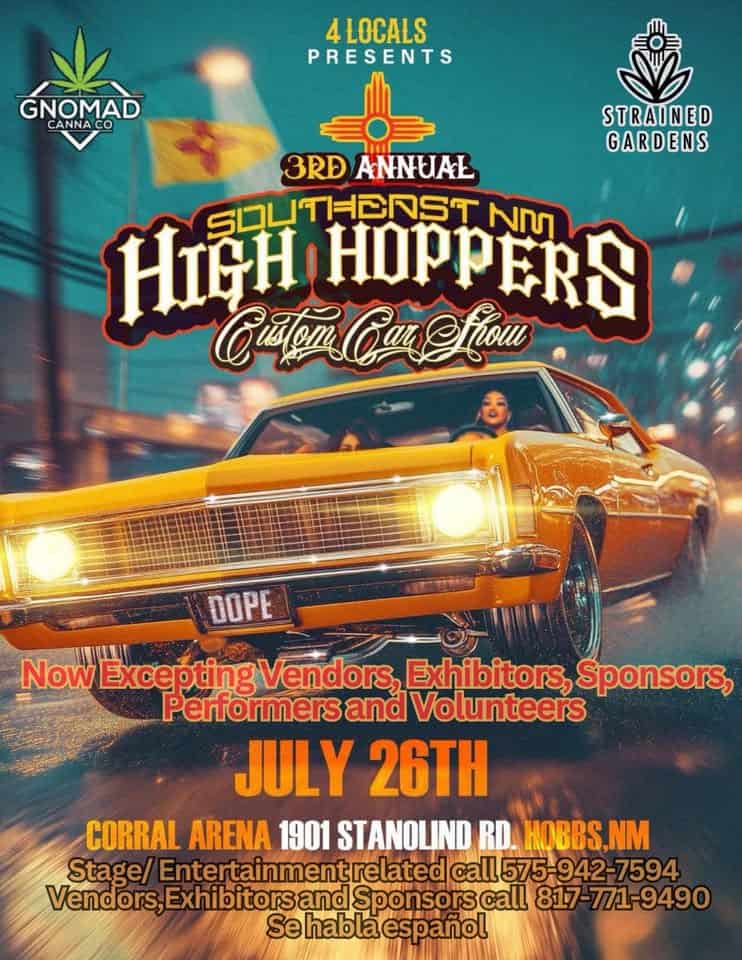 Southeast New Mexico High Hoppers Custom Car Show – Hobbs, NM